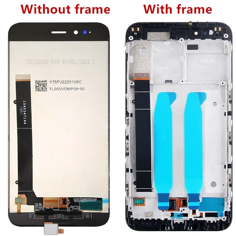 For Xiaomi 5X LCD Display MI Touch Screen Digitizer Assembly Replacement XIAOMI Mi A1 With Frame Combo | Мобильные телефоны и