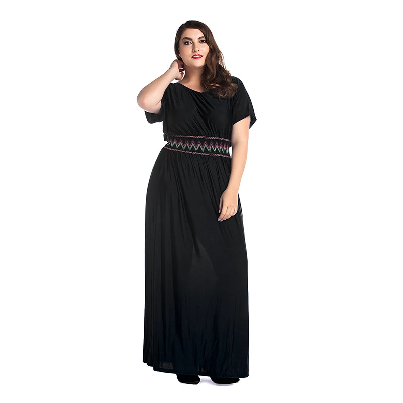 Женское платье в пол длинное пляжное богемном стиле размеры 4XL 5XL 6XL 7XL летние