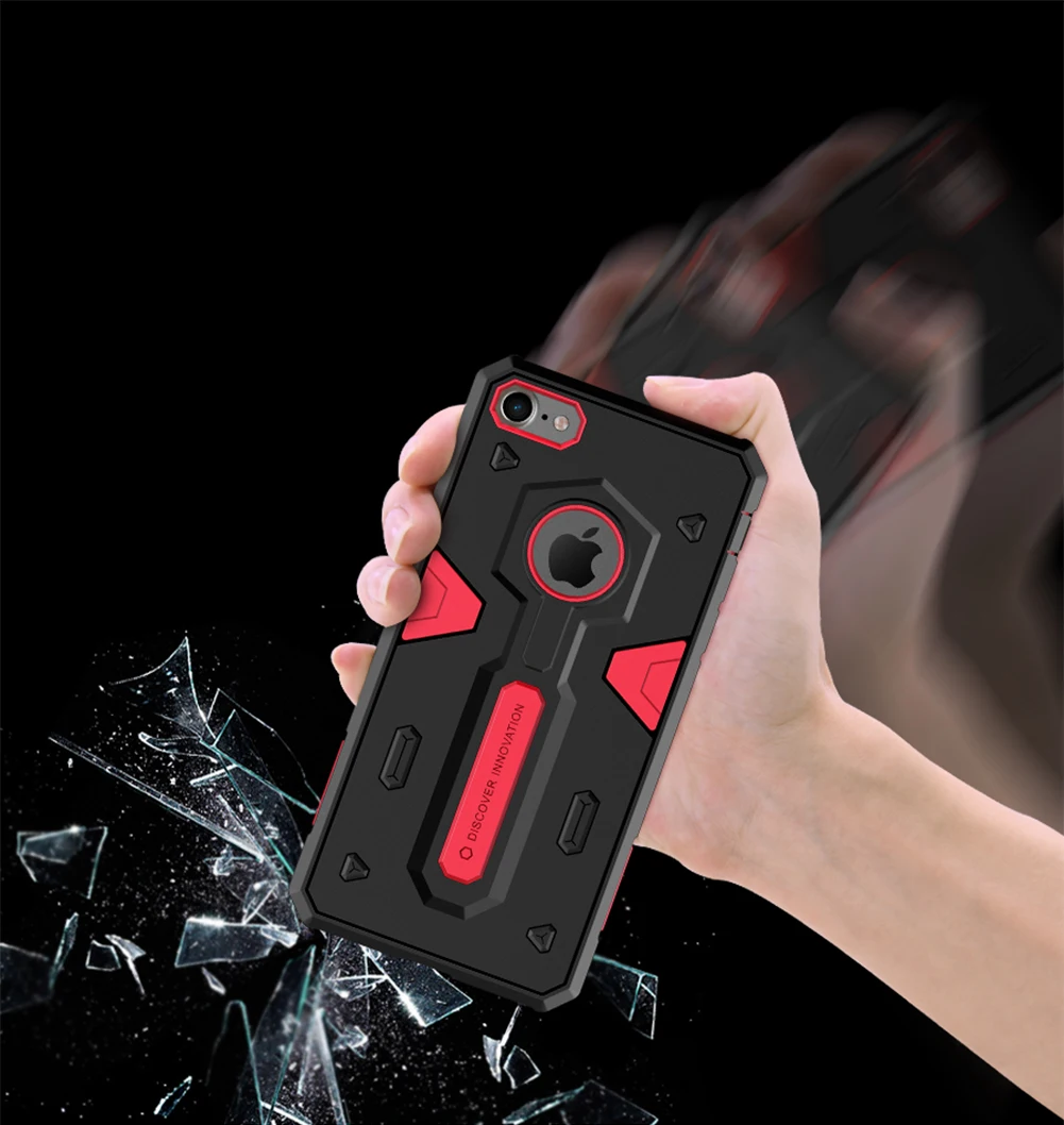 Для Apple iPhone 7 Plus Nillkin Defender Влияние Гибридный Панцири жесткий защитную крышку