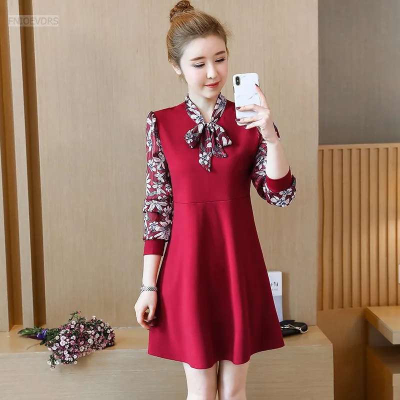 Милые платья Для женщин Мода узкое с цветочным принтом элегантные Офисные
