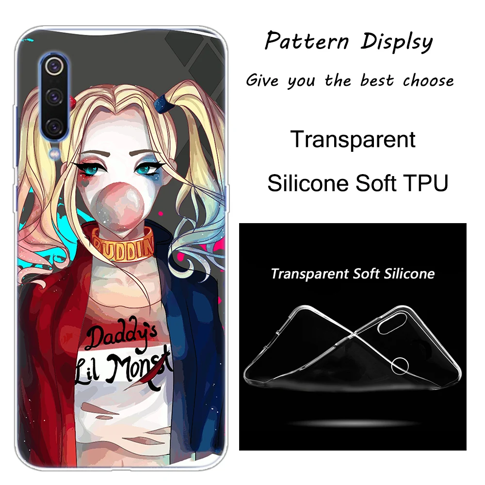 006 "," Джокер "Харли Квин силиконовый чехол для Xiaomi Pocophone F1 9T 9 9SE 8 A2 Lite A1 A2 Mix3 Redmi K20 7A Note 4 4X5 6 7 Pro S2 крышка - Color: 006