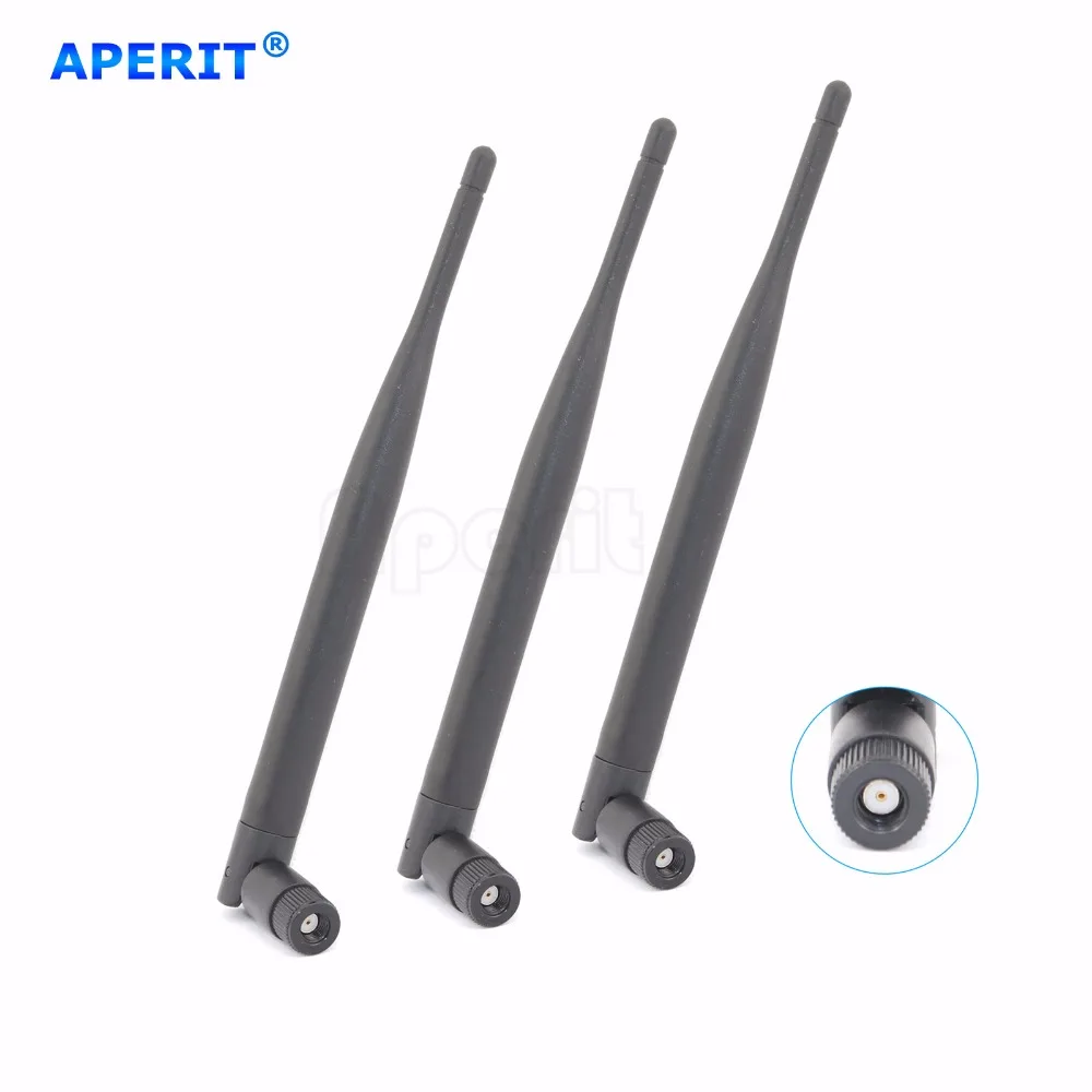 Aperit 3 6dBi 2.4GHz 5GHz Dual Band WiFi RP-SMA Antennas for db Asus Routers RT-N66U | Мобильные телефоны и аксессуары