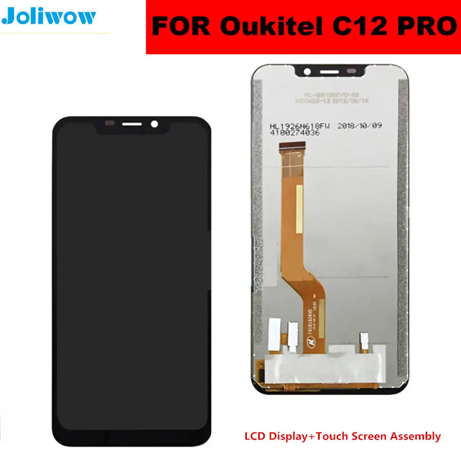 6 18 ''для Oukitel C12 PRO ЖК-дисплей сенсорный экран дигитайзер сборка Ремонт для