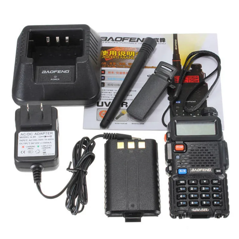 Портативная рация Baofeng UV 5R 8W портативная двухсторонняя радиостанция с дальностью