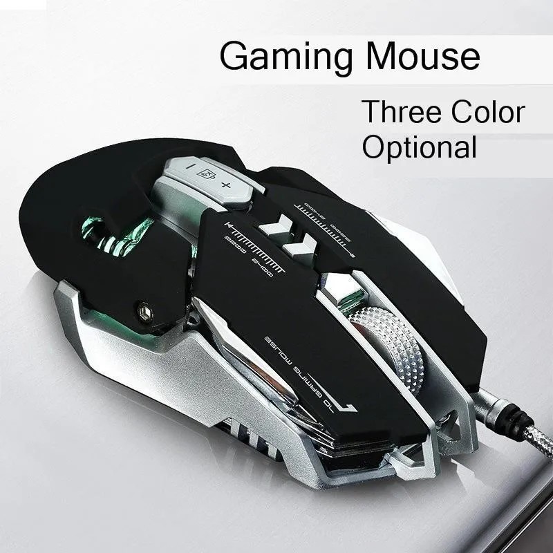 

Professional Wired Gaming Mouse 7 Button LED Optical USB Computer Mouse Gamer Mice G560 Silent Ergonomics Mause