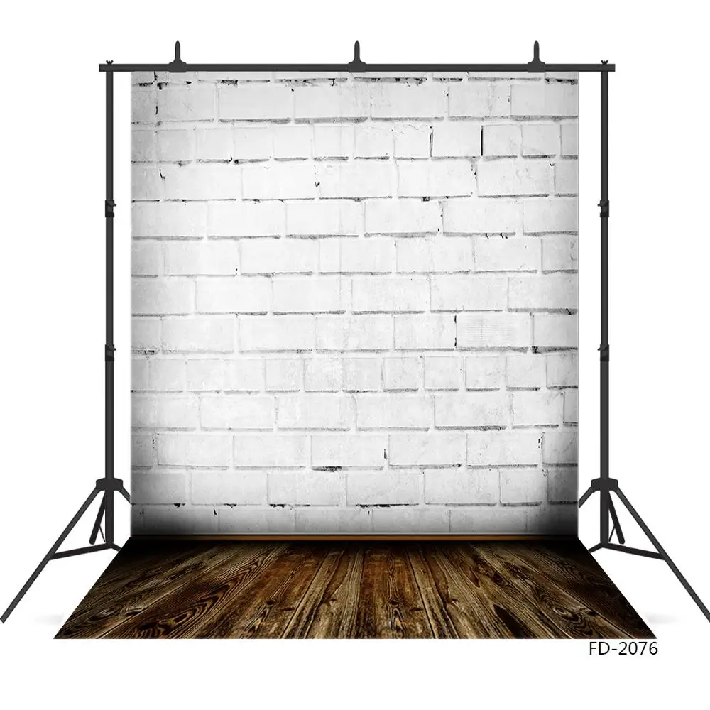 Кирпичная стена деревянный пол фотофоны виниловые фоны фотостудия для детей
