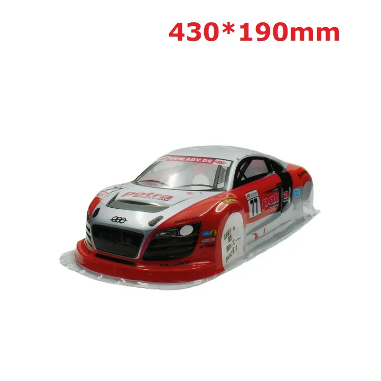 Красный Ewellsold 1/10 RC запчасти для автомобилей 1/10 RC гоночный автомобиль на дороге Дрифт Окрашенный корпус из ПВХ несколько вариантов 94122 - Цвет: Красный