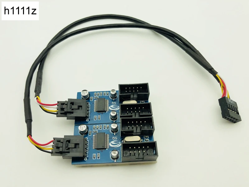 9 контактный USB разъем штекер от 1 до 4 Женский Удлинительный кабель настольная