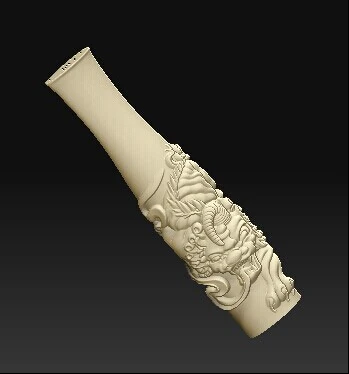 3D модель рельef с ЧПУ в формате STL Dragon Tobacco pipe 1 | Инструменты