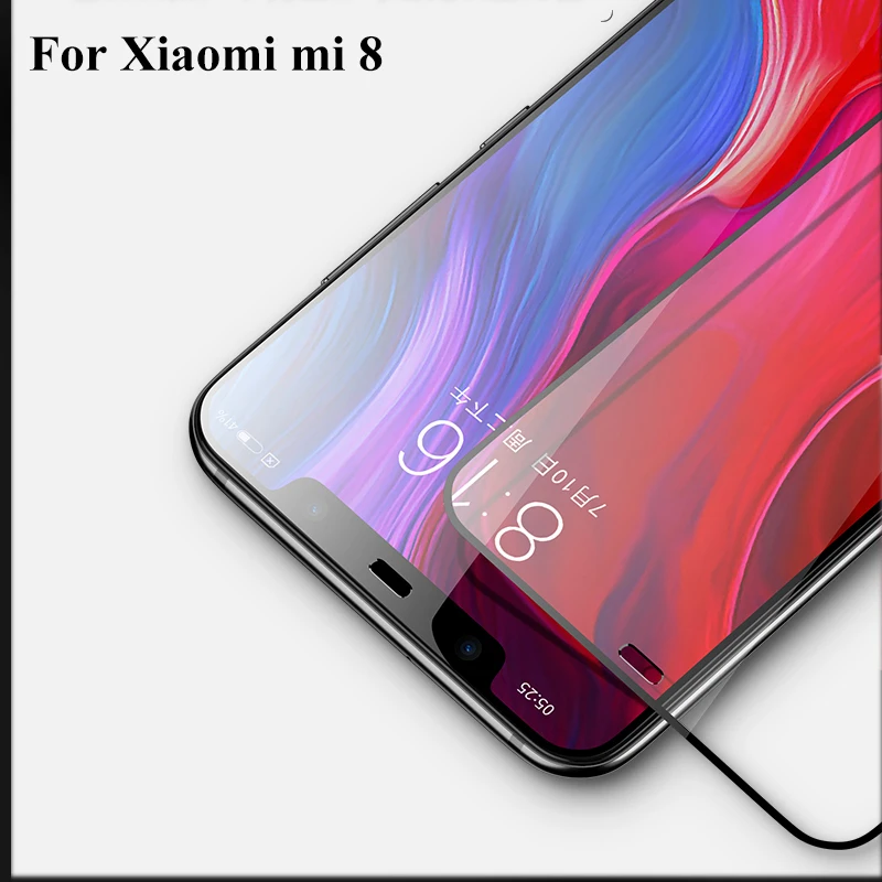 1 шт. полное покрытие защитное закаленное стекло для Xiaomi Mi8 Mi 8 защита экрана