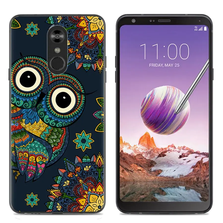 Чехол для LG Q Stylus Plus силиконовый чехол 6 2 дюйма Stylo 4 задняя крышка Plus/Stylo Телефона TPU