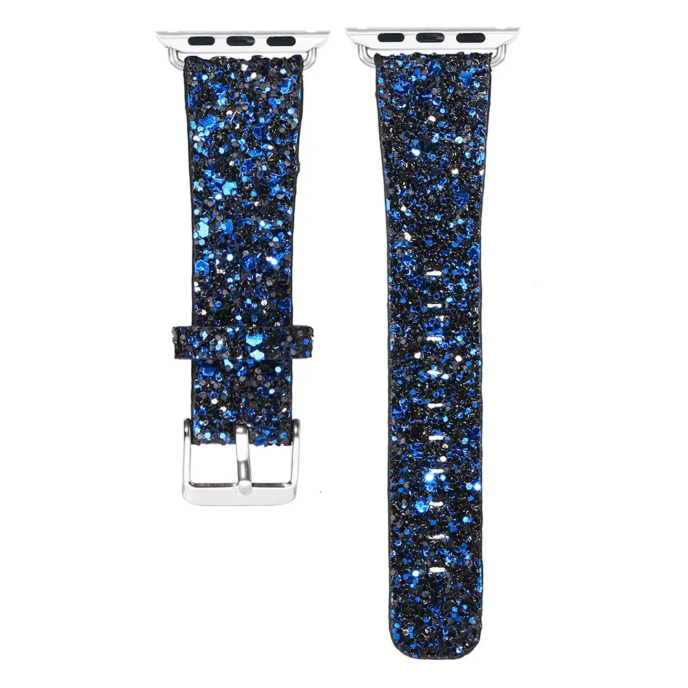Ремешок кожаный для Apple Watch Band 42 мм 38 40 44 сменный спортивный браслет с пряжкой iWatch 1