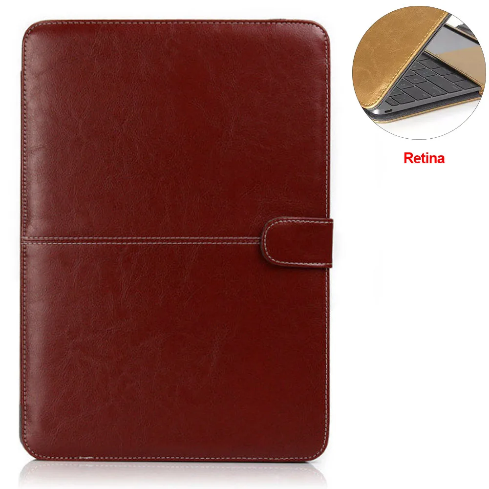 Fashion Sleeve Cover Computer Bag PU Leather Protective Shell Anti Scratch Laptop Case Protector For MacBook 13 Inch | Компьютеры и
