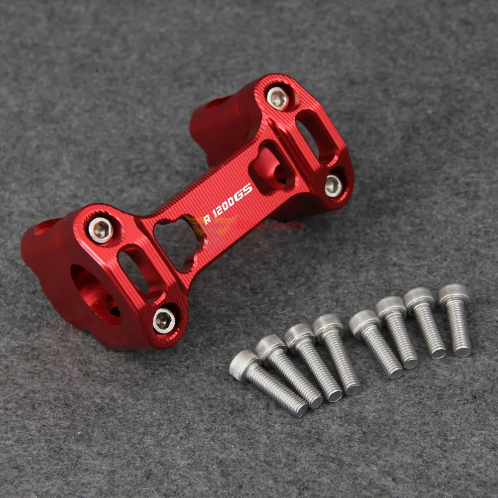 

CNC Aluminum Motorcycle Handlebar Riser Handle Bar Fat Bar Mount Clamp For BMW R1200GS R 1200 GS LC ADV 2014 2015 2016 2017