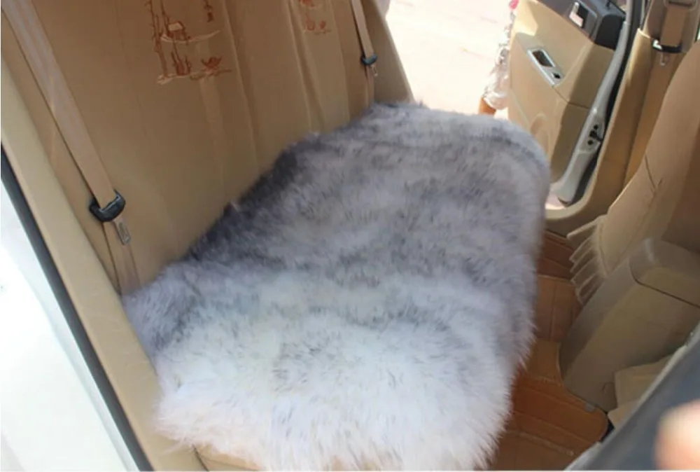 Роскошная меховая подушка из австралийской овчины/шерстяные Чехлы для