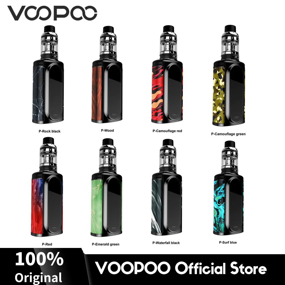 Оригинальный VOOPOO VMATE 200 Вт мод коробка TC набор 8 мл 3 5 UFORCE T1 бак распылитель без