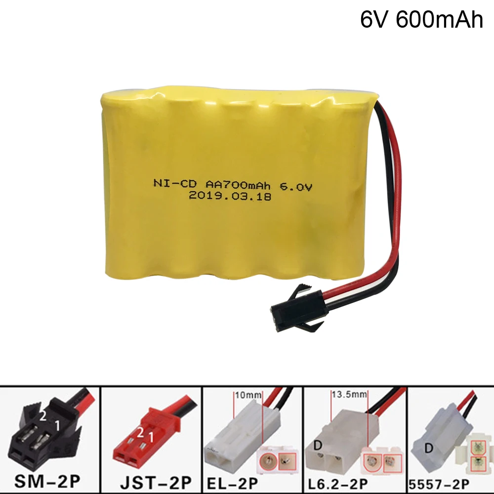 6 v 700 mah AA NI-CD M Батарея для электрической игрушки RC автомобиль корабль Робот AA 6 v 700 mah батарея игрушка аксессуары