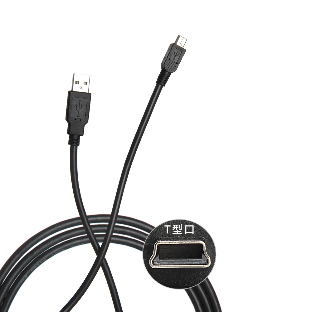 Usb кабель EStgoSZ USB 2 0 Type A для Mini 5P 3 5 мм фольга Плетеный ПВХ 1 м зарядный дата адаптер