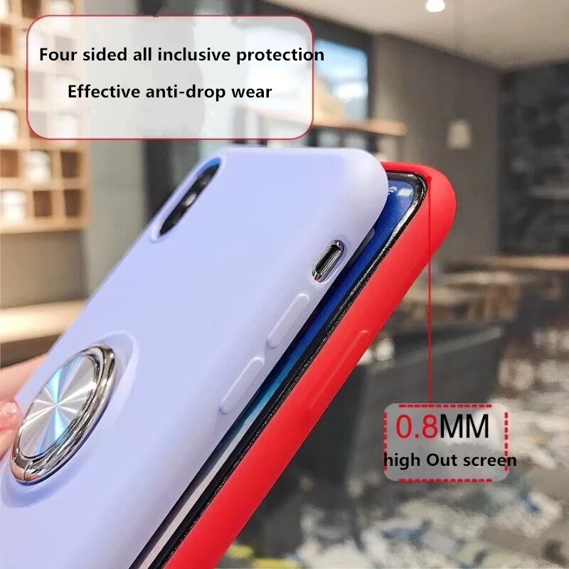 Магнитный стенд для колец на палец держатель телефона чехол iphone 8 X MAX XR 6 7 plus