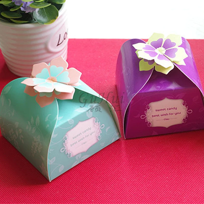 Китайский ретро цветок лотоса Свадебная коробка для конфет лучшее пожелание