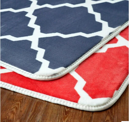 Сине красный коврик 7 узоров 4 размера осенне зимние коврики из зебры и коровы