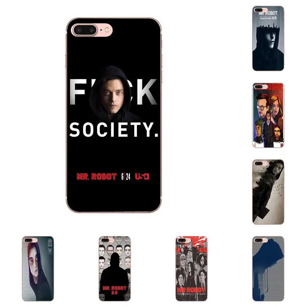 Защитный чехол из ТПУ для Galaxy A3 A5 A7 On5 On7 2015 2016 2017 Grand Alpha G850 Core2 Prime S2 I9082 Fantasy Mr Robot Fan