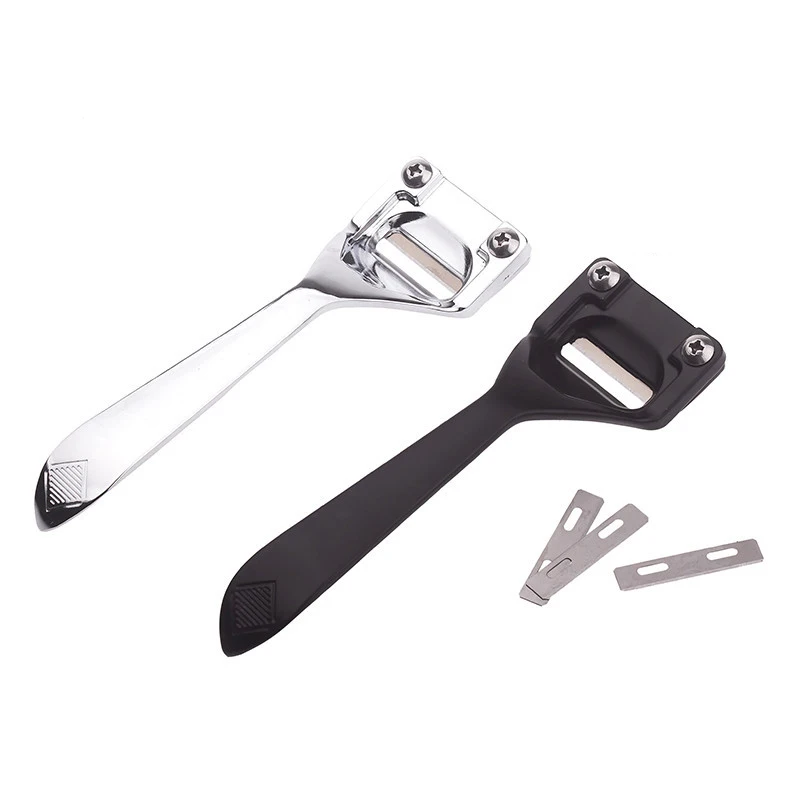 

Leather Thinning Knife Trench DIY Handmade Tool Thinning Professional Leather Sculpture Knife Leather Cutting with 3 Blades