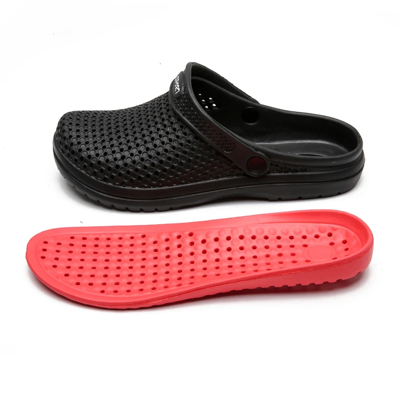 Сандалии мужские для бассейна удобная пляжная обувь без застежки подвижная