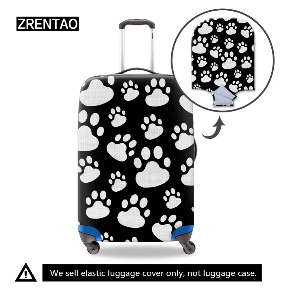

Cool Elastic Thick Luggage Cover for Trunk Case Apply to 18''-32'' Suitcase Protective Cover Travel Accessories bear paw Pattern