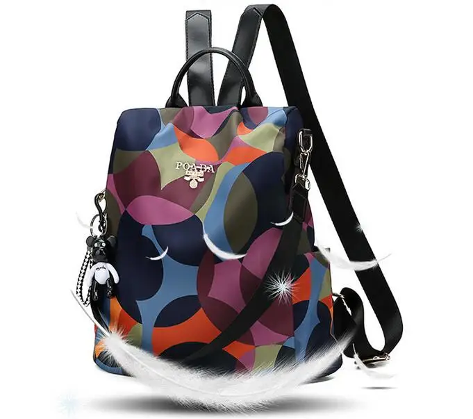 Camouflage Graffiti Waterproof Oxford Women Backpack Anti theft Women travel bag Famous Brand Ladies Large Capacity schoolbag