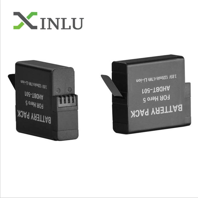 Аккумулятор GoPro AHDBT501 Hero5 + зарядное устройство с 3 портами USB портом типа C для 501 2018