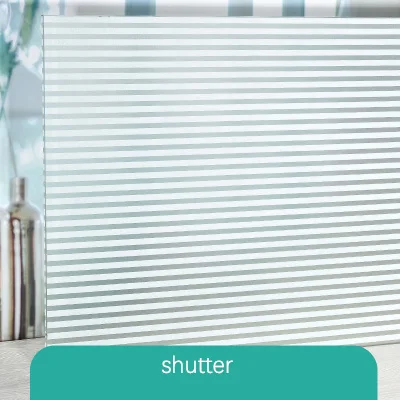 shutter 45X100 см матовая оконная стеклянная наклейка световая непрозрачная ванная раздвижная дверь затемненная оконная пленка украшение индивидуальная креативная - Цвет: shutter