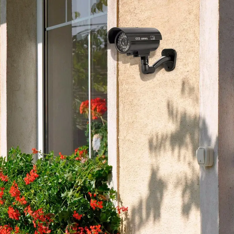 

Fake CCTV Outdoor Indoor Dummy Security Surveillance Camera With LED light NEW