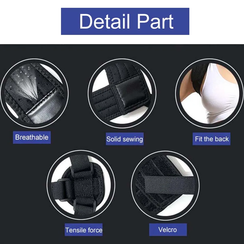 Adjustable Back Posture Corrector Prevent Slouching Relieve Pain Posture Straps Clavicle Support Brace Drop Shipping Top Unisex