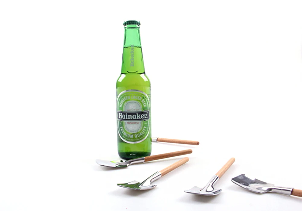 Креативная форма лопаты Высококачественная ложка из нержавеющей стали