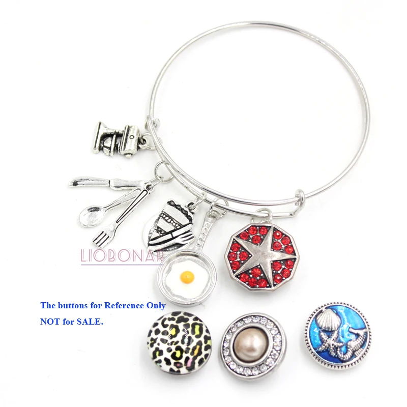 10 шт. оптовая продажа оснастка для ювелирных изделий|bracelets for|button braceletsnap button bracelet |