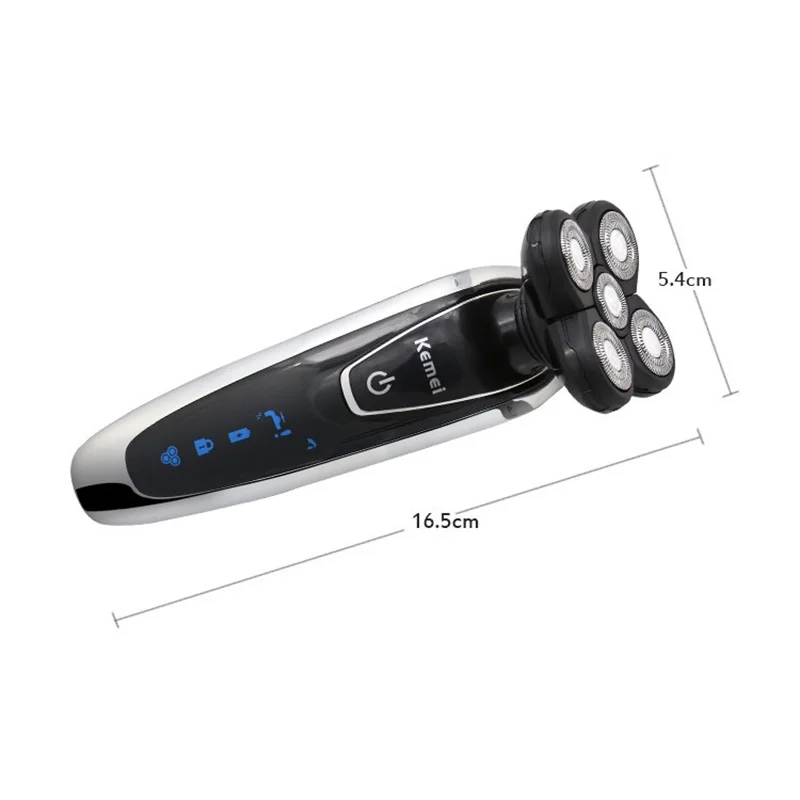 Kemei 3 in1 rechargeable electric shaver razor for men 5 Blade Washable shaving machine Face Care 5D Floating KM-5886 | Бытовая техника