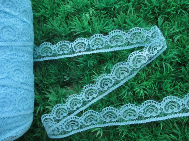 Оптовая продажа 10 ярдов ширина 2 5 см кружевная атласная Вышивка в форме сердца |