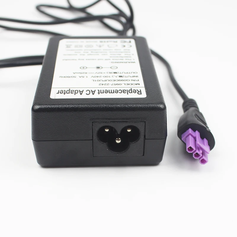 32V 625mA принтер, адаптер переменного тока для струйного принтера Hp Officejet 4500 Беспроводной G510n с чернилами Hp Deskjet 6940 0957-2242 2289 2269 Питание штепсельная вилка европейского стандарта шнур