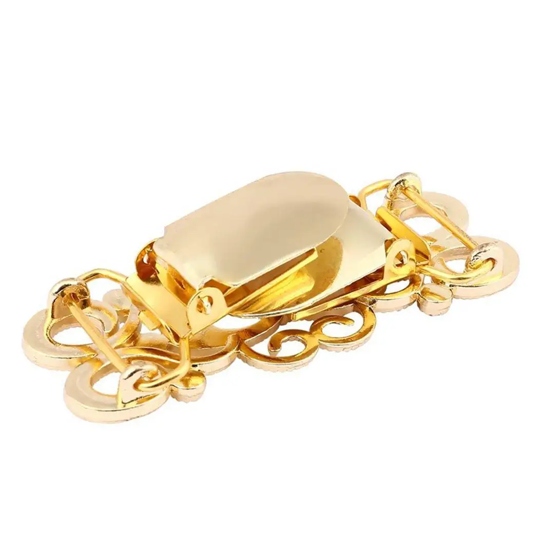 Женский свитер из сплава со стразами блузка шаль клипса для кардигана клип