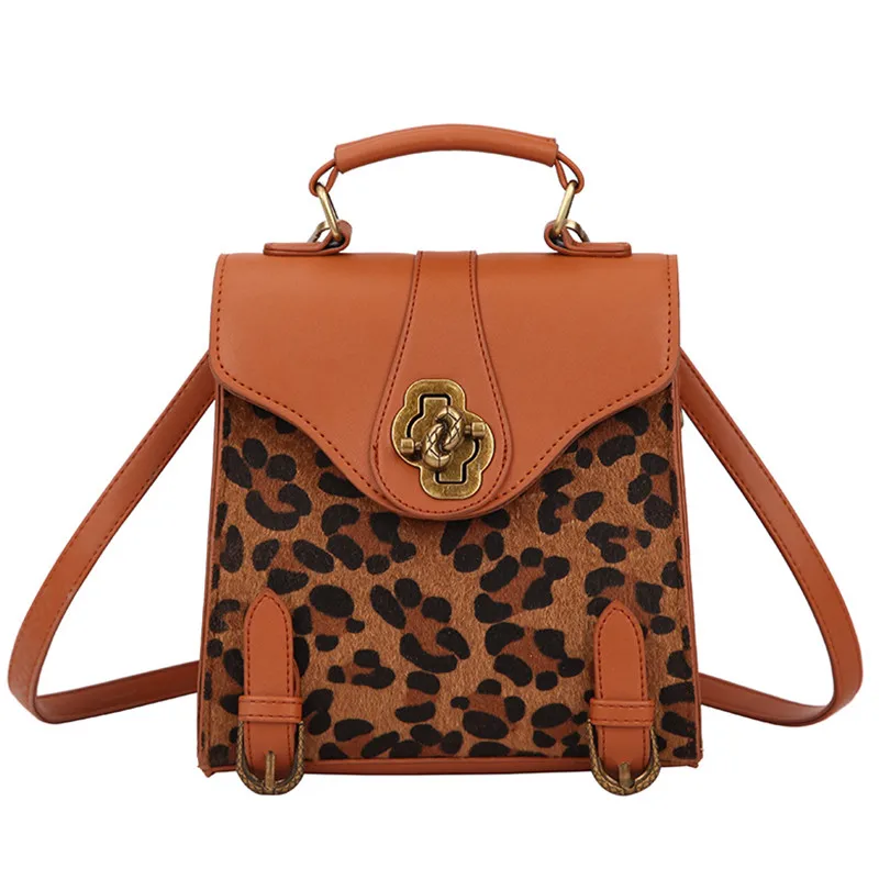 Fashion Academy Leopard Lady Bag 2019 New Trend Casual Tote Classic Student Backpack | Багаж и сумки