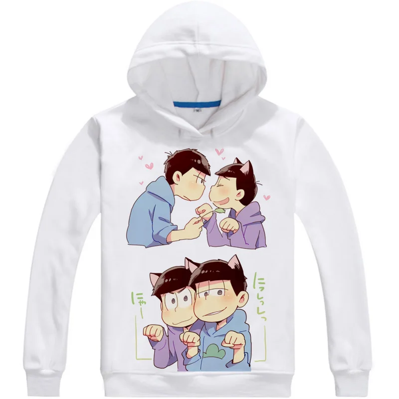 Толстовки с капюшоном Mr. Osomatsu Matsuno 3D толстовки длинным рукавом Женская толстовка