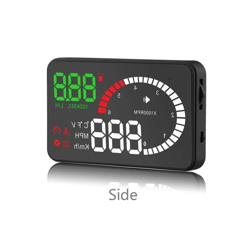 X6 3 &quotHud OBD2 Head Up Display OBD Автомобильный спидометр Speedo перенапряжение сигнализация