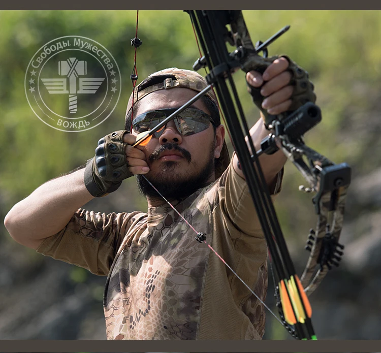 Сетчатая футболка с лягушкой Kryptek круглым вырезом и короткими рукавами в стиле