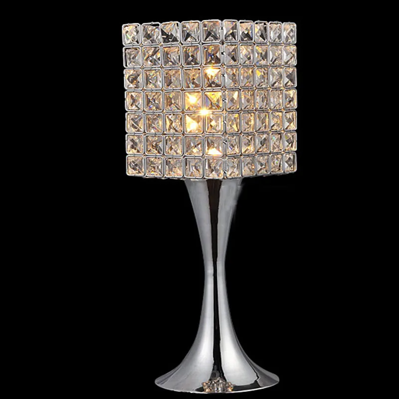 Новый товар Лидер продаж современные хрустальные настольные лампы красивый