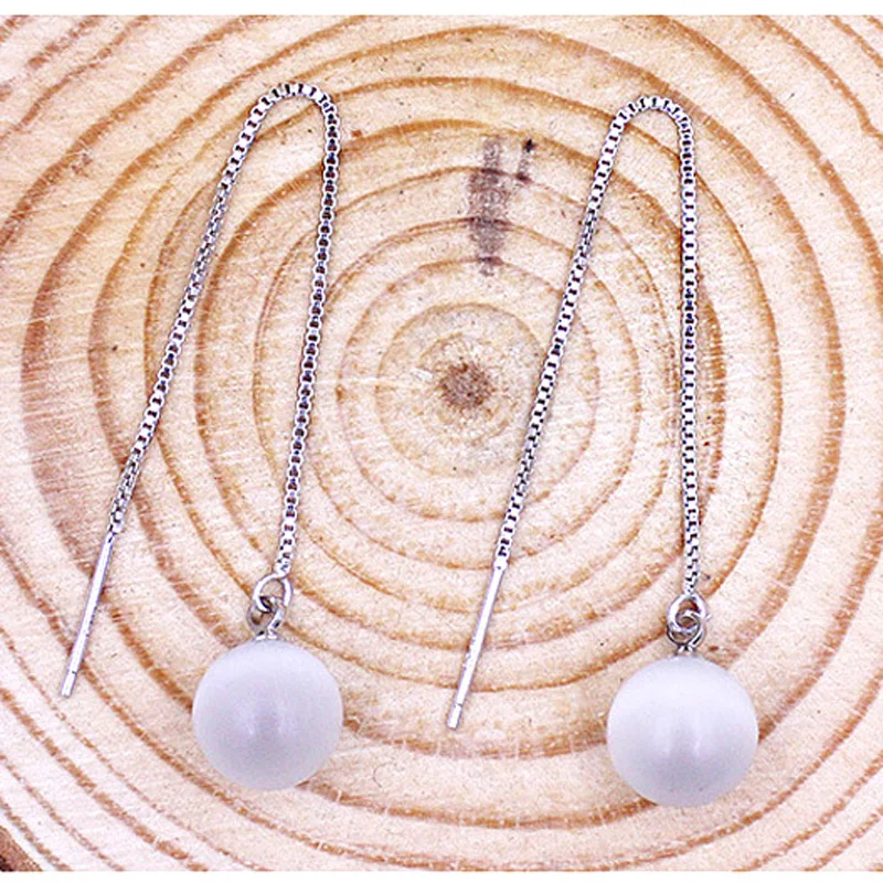 Новые длинные висячие серьги с опалом для женщин модные ювелирные изделия