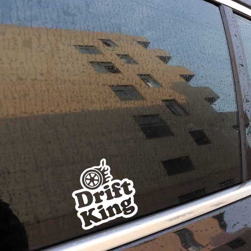 YJZT 10 2 см * 9 6 DRIFT KING Автомобильная Наклейка Виниловая наклейка Drift Turbo быстрая