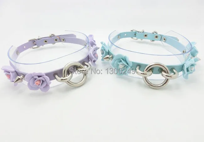 Модное сексуальное ожерелье чокер из искусственной кожи в стиле Харадзюку панк