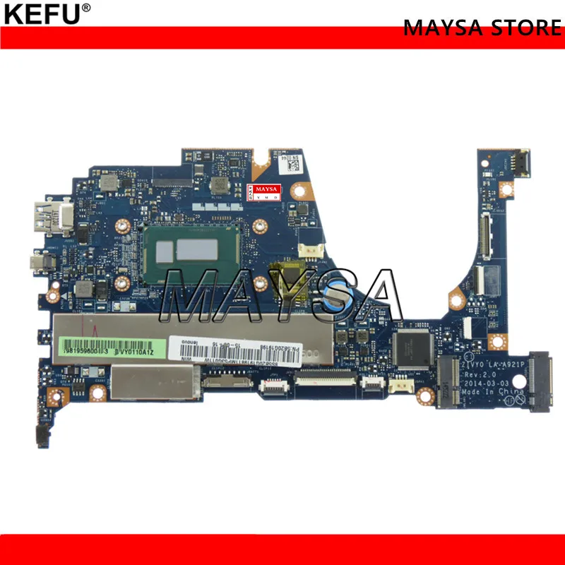 Материнская плата KEFU ZIVY0 LA A921P подходит для lenovo yoga 2 13 материнская ноутбука 3 дюйма