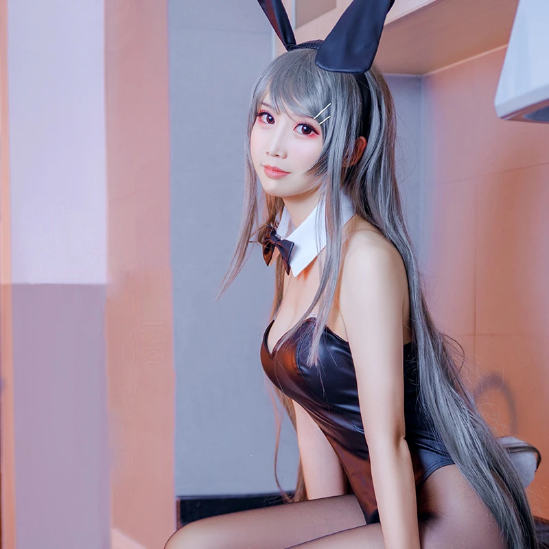Аниме Seishun Buta Yarou wa Bunny Girl Senpai no Yume wo Minai карнавальный костюм Mai Sakurajima Cos сексуальный